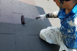熊本・合志須屋住宅・屋根塗装工事状況です！！の施工前画像