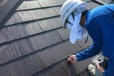 ｺﾛﾆｱﾙ（ｽﾚｰﾄ）屋根塗装工事　熊本住宅