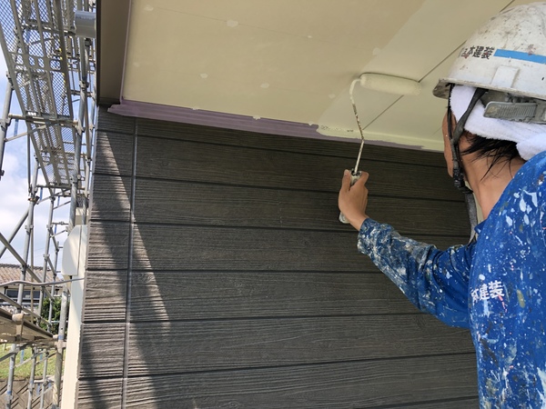 熊本玉名・新築軒天井塗装完了しました！！！