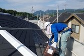 熊本市北区住宅　屋根老朽化対策塗装工事（厚膜下塗り材使用）