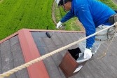 熊本県上益城郡御船町　屋根補修後スレート（コロニアル）塗装工事