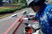 熊本県上益城郡御船町　屋根補修後スレート（コロニアル）塗装工事
