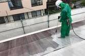 熊本市中央区渡鹿　住宅屋上防水シート保護塗装工事