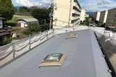 熊本市中央区渡鹿　住宅屋上防水シート保護塗装工事