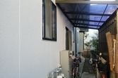 熊本市東区住宅モルタル外壁塗装工事・屋根は高圧洗浄洗いのみ