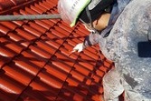 熊本県菊池市西寺　屋根吹付塗装工事