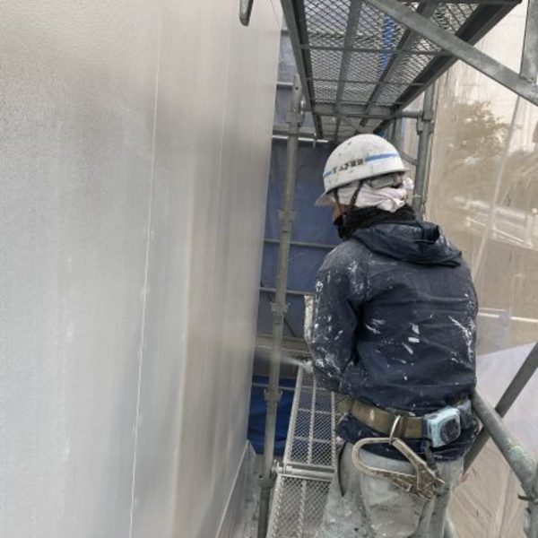熊本市北区清水新築住宅塗装･外壁吹き付け塗装工事