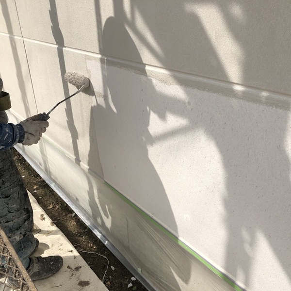 熊本県合志市御代志・外壁下塗り塗装工事