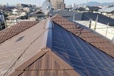 熊本県熊本市東区健軍　屋根塗装　今回の下塗り厚膜タイプのウルトラルーフプライマー を使用！