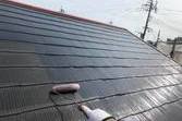 熊本市北区梶尾町の屋根雨漏り補修後ヤネフレッシュ塗装（屋根塗装）工事