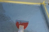 熊本県東区佐土原の会社屋上防水（階段踊場のウレタン防水）-宮本建装防水-