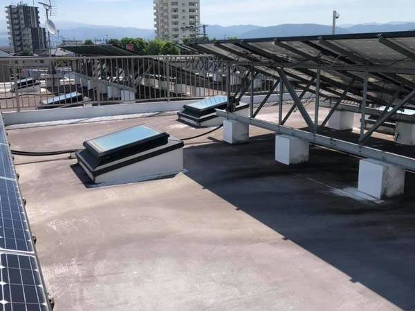 屋上防水保護塗装～熊本市東区東本町マンション！太陽に負けず無事完了！！宮本建装
