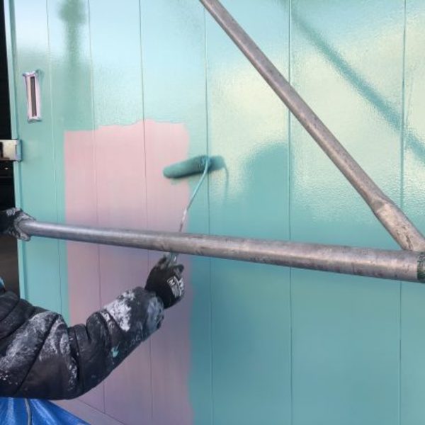 熊本県南  工場外壁及び鉄部塗装工場   今日で完了致しました！