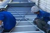 熊本県天草市コープ折板屋根塗装工事‐宮本建装塗装部‐