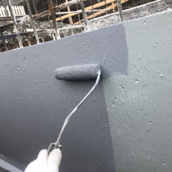 熊本市北区 巾木防水完了及び、葦北工場内部壁塗装工事