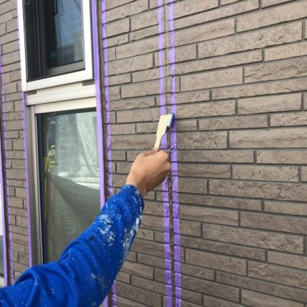 合志市住宅塗装 外壁シーリング工事完了！
