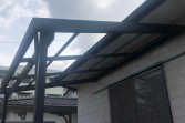 波型タキロン屋根取替工事　熊本市西区島崎　カーポート・テラス屋根