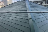 屋根塗装　　熊本市西区島崎　　屋根板金塗装込み