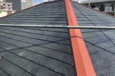 屋根塗装　　熊本市西区島崎　　屋根板金塗装込み