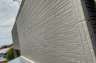 テラス雨漏れ　浸水止め　及び塗装　熊本県外壁の施工後画像