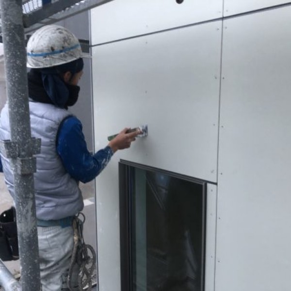 外壁塗装　熊本県合志市　新築住宅３棟