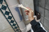 熊本地震被災　樋交換　塗装工事含む　弱溶剤2液シリコン