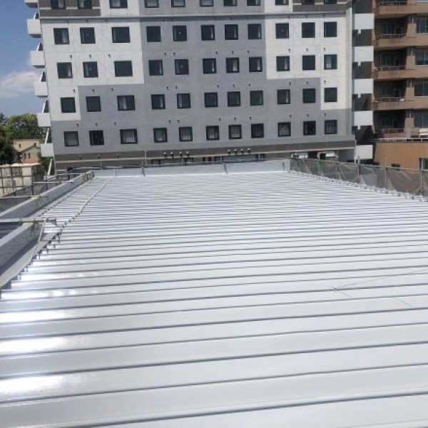 屋根塗装　熊本市中央区神水　２F屋根上塗り完了！！