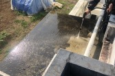 防水工事　熊本県玉名市　庇天場・密着工法防水工事