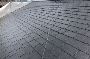屋根塗装　超耐久水性アクリルシリコン樹脂塗料　熊本市東区　屋根板金込みの施工後画像