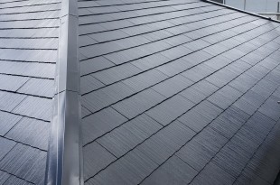 屋根塗装　熊本市東区花立　　屋根水性ヤネフレッシュ仕上げの施工後画像