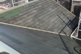 屋根塗装　熊本県合志市　屋根水性ルーフシリコン、屋根板金コスモマイルドシリコン仕上げ