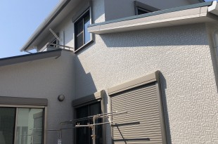 外壁塗装　熊本県合志市　外壁セラミックシリコン仕上げ（シーリング打替え込）の施工後画像