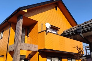 外壁塗装/シーリング打替え　熊本市北区四方寄町　セラミックシリコン仕上げの施工後画像
