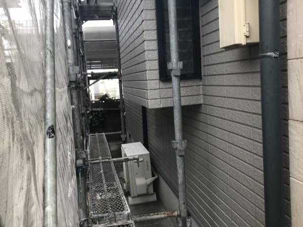 外壁塗装　熊本市南区御幸笛田　外壁オーデフレッシュ仕上げ